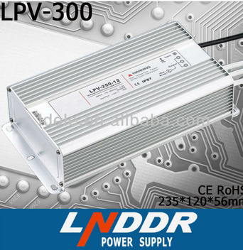 廠家直銷 300W-24V防水開關 電源 LED開關 電源