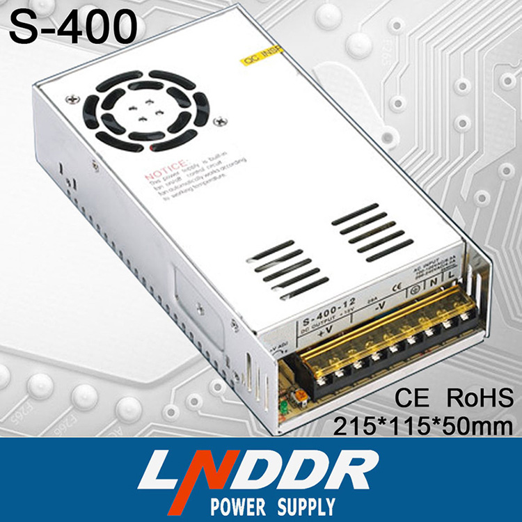 供應 S-400W-24V單組輸出開關 電源 led 電源 DC24V16.7A 電源