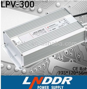 供應LPV-300W-12V/25A 防水開關 電源