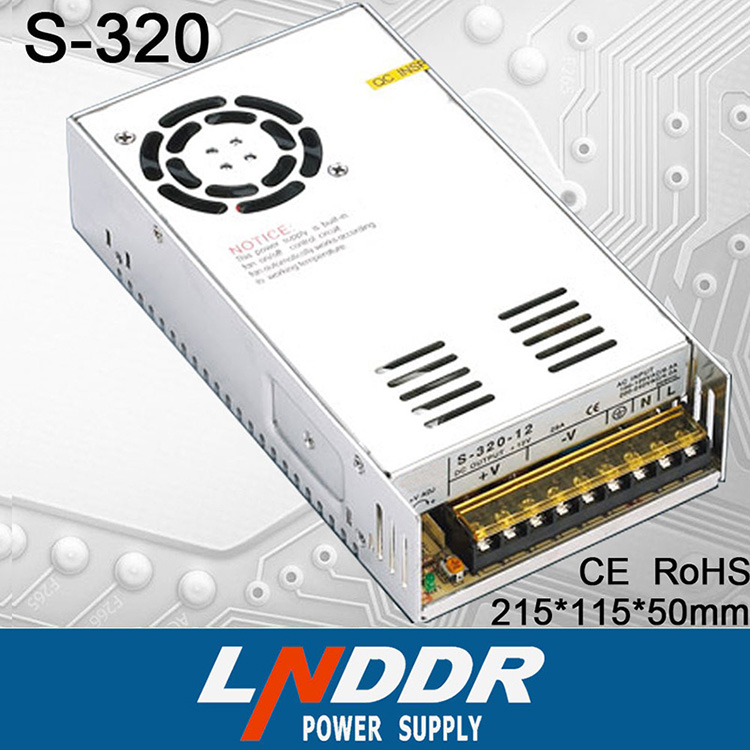 生產供應S-320W-36V LED開關 電源 36V320W燈具開關 電源