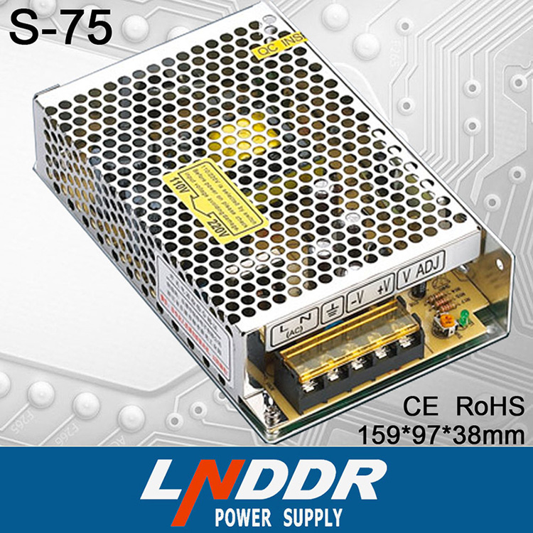 生產供應S-75W-15V開關 電源 75WLED燈具 電源